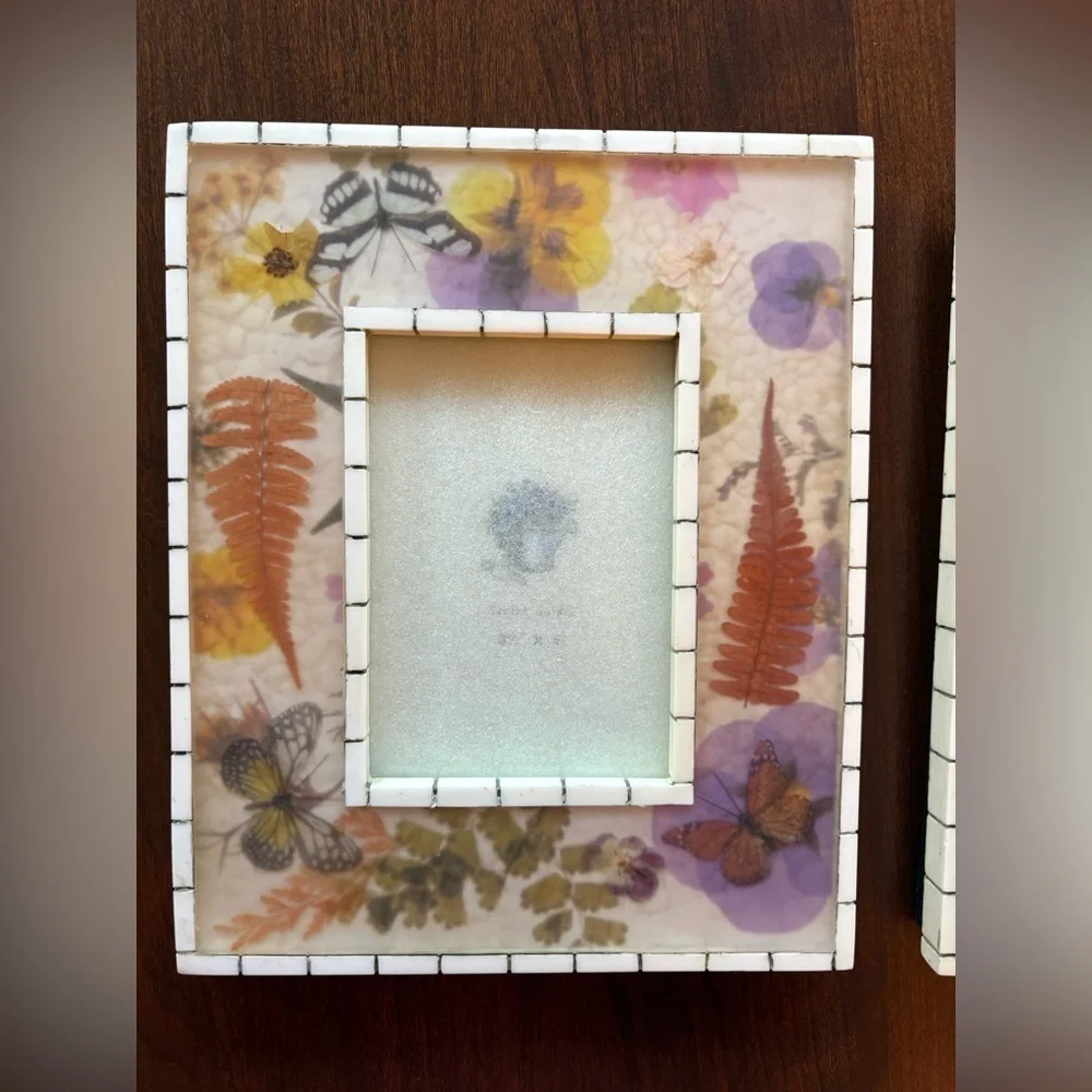 Vintage Floral Resin Frame Jordan Mark Secret Garden 7x8.5